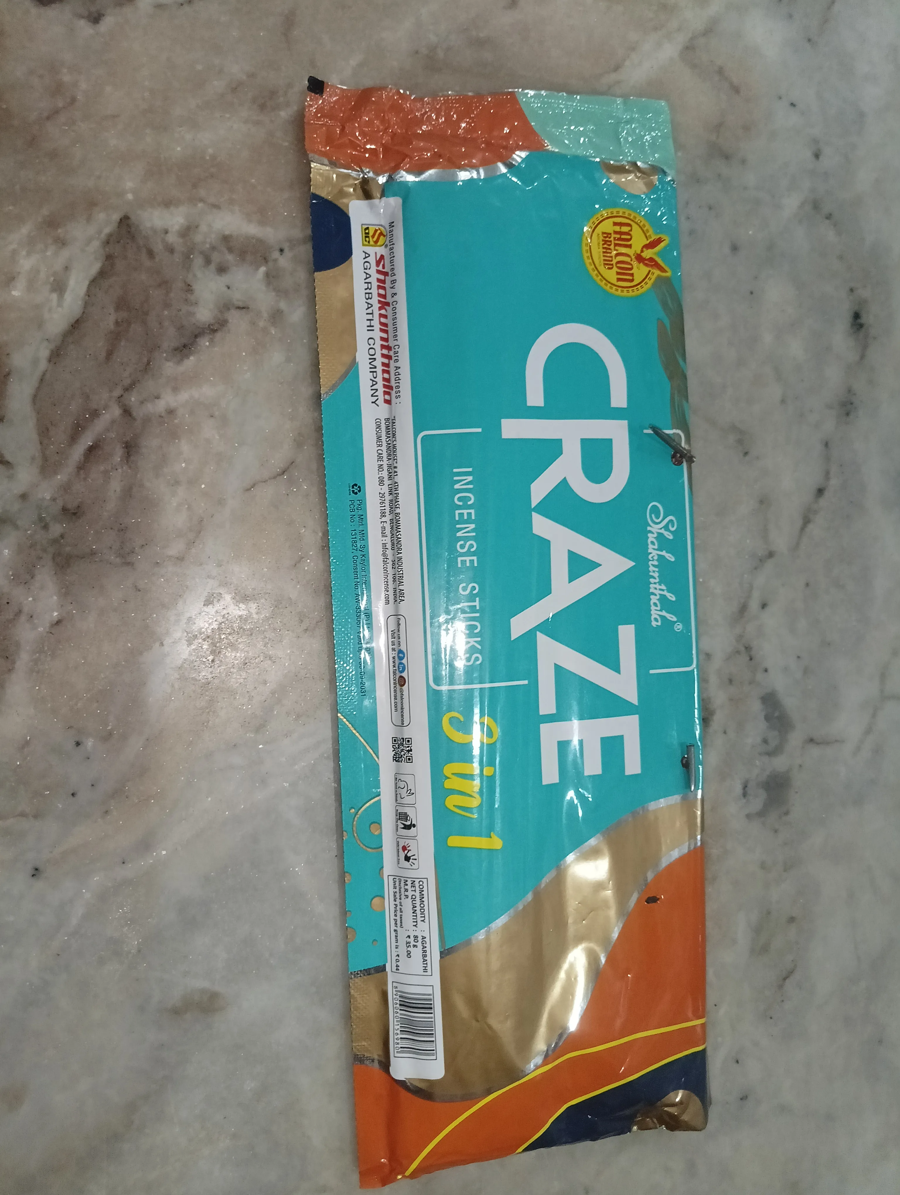 FALCON BRAND CRAZE INCENSE STICKS